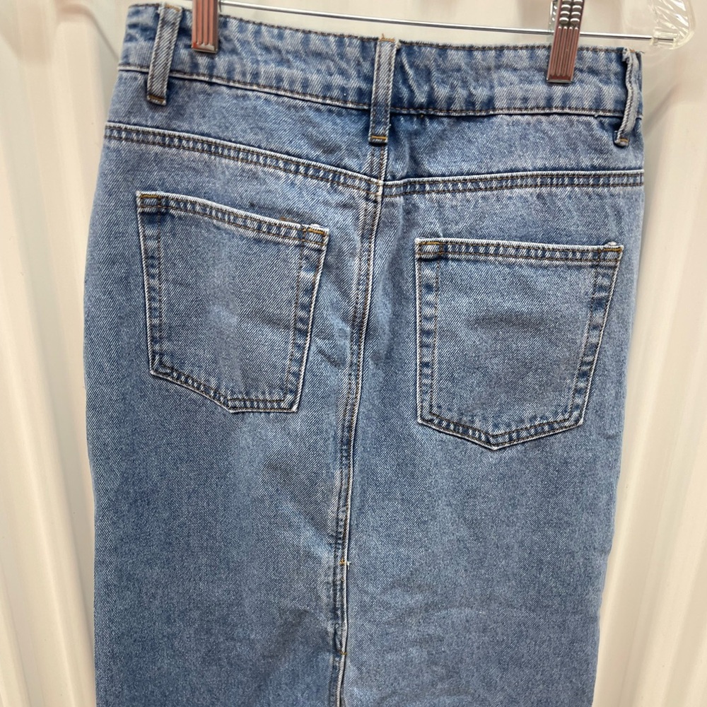 DISSH Joplin Blue Denim Skirt Size 4 - Picture 3 of 15